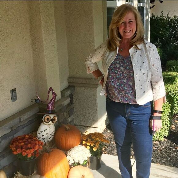 CAbi Portrait Jacket Ivory Lace Eyelet Medium 5162 Cottegecore Romantic Feminine - Picture 10 of 15